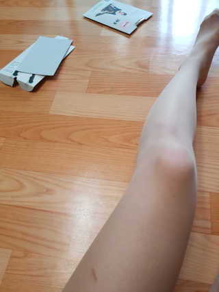 레티지아 수퍼스림 압박스타킹 20D + 22D 세트 — 4.67점을 준 리뷰어가 2018년 5월 올린 사용 사진