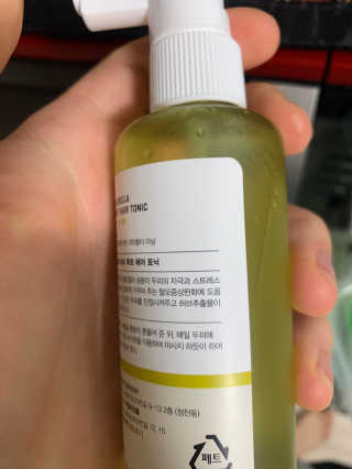 달리프 클로렐라 베러 루트 헤어토닉 100ml — 4점을 준 리뷰어가 2020년 3월 올린 사용 사진