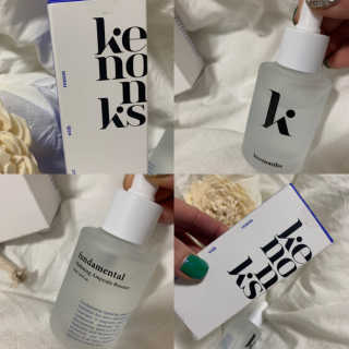 키노닉스 펀더멘탈 하이드레이팅 앰플 부스터 — 4점을 준 리뷰어가 2019년 3월 올린 사용 사진