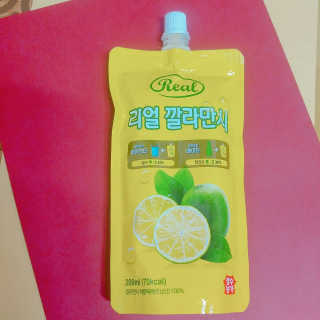 장수농가 리얼깔라만시 원샷 50ml 10팩+보틀 — 4.67점을 준 리뷰어가 2019년 6월 올린 사용 사진