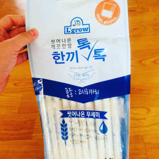 L'grow (엘그로) L'grow(엘그로) 씻어나온 한끼톡톡쌀! — 4.67점을 준 리뷰어가 2017년 11월 올린 사용 사진
