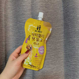 닥터할리펫밀크 8종 — 5점을 준 리뷰어가 2019년 11월 올린 사용 사진