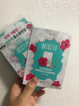 비알티씨 V10 파우더 클렌징 티백 2종 — 4점을 준 리뷰어가 2019년 3월 올린 사용 사진