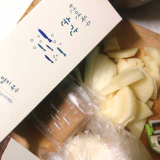 천연육수 순간 — 5점을 준 리뷰어가 2020년 2월 올린 사용 사진