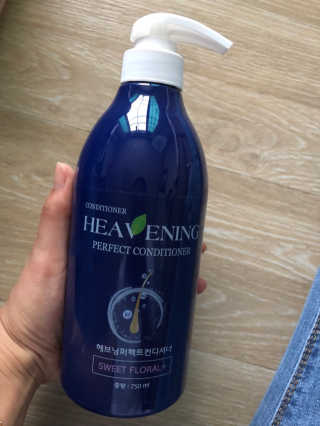 헤브닝 퍼펙트 컨디셔너 750ml — 4.5점을 준 리뷰어가 2019년 8월 올린 사용 사진