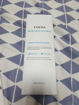 코에나샴푸 500ml — 5점을 준 리뷰어가 2019년 8월 올린 사용 사진
