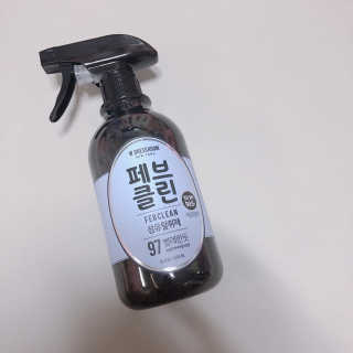더블유드레스룸 페브클린 500ml — 5점을 준 리뷰어가 2018년 8월 올린 사용 사진