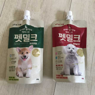 [빙그레] 에버그로 생유산균 1봉（10포입）+펫밀크2팩 — 4.5점을 준 리뷰어가 2019년 5월 올린 사용 사진