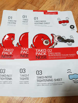 나이팅게일 TAKO PACK NOSE [문어코팩] — 4.17점을 준 리뷰어가 2018년 6월 올린 사용 사진