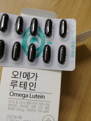 네츄럴굿띵스 오!메가루테인 60일분 — 5점을 준 리뷰어가 2018년 5월 올린 사용 사진