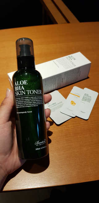 벤튼 알로에 바하 스킨토너 200ml — 4.83점을 준 리뷰어가 2018년 7월 올린 사용 사진