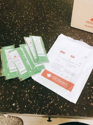 셀퓨전씨 트리악 포어 딜리트 버블 팩 — 5점을 준 리뷰어가 2018년 4월 올린 사용 사진