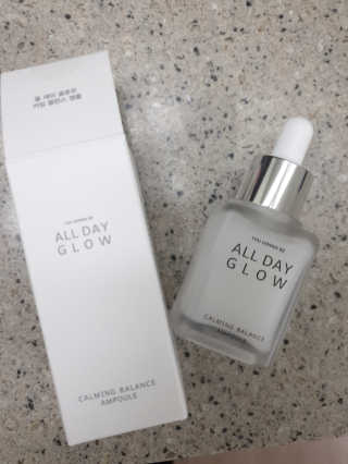ALL DAY GLOW [올 데이 글로우] 카밍 밸런스 앰플 30ml — 5점을 준 리뷰어가 2019년 12월 올린 사용 사진