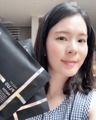 아이디플라코스메틱 아이디 페이스핏 플러스 패치 — 5점을 준 리뷰어가 2019년 10월 올린 사용 사진
