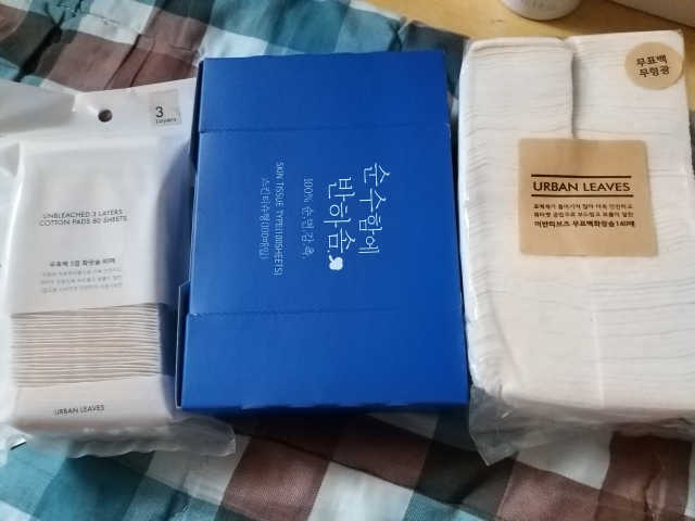 어반리브즈 프리미엄 화장솜 트라이얼 SET 리뷰 사진
