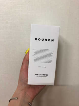 BOUNON 부농 씨켈프 토너 — 3점을 준 리뷰어가 2019년 4월 올린 사용 사진