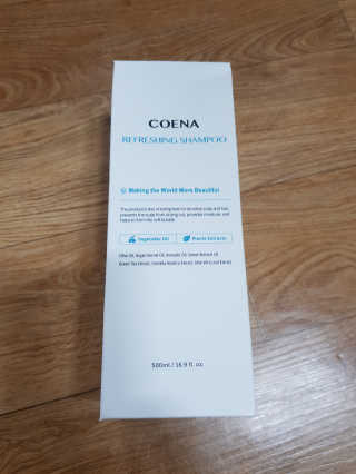 코에나샴푸 500ml — 5점을 준 리뷰어가 2019년 7월 올린 사용 사진
