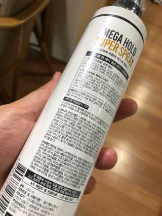 다슈코리아 다슈 포 맨 프리미엄 메가 홀드 슈퍼 스프레이 250ml — 3점을 준 리뷰어가 2019년 3월 올린 사용 사진