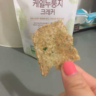 BASSAK 바삭 유기농 현미 누룽지 크래커 3종 — 5점을 준 리뷰어가 2019년 10월 올린 사용 사진