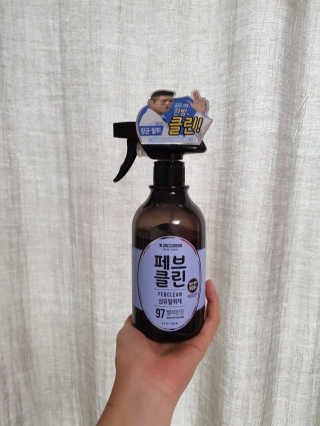 더블유드레스룸 페브클린 500ml — 4점을 준 리뷰어가 2018년 8월 올린 사용 사진