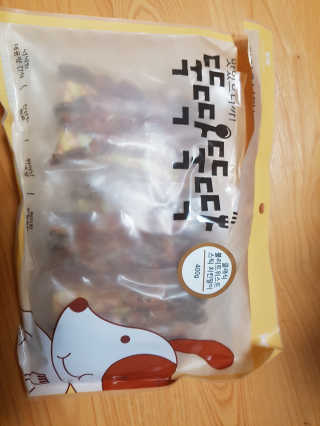 [펫토리아] 뚝딱뚝딱 400g 강아지 간식 베스트5종 — 4.5점을 준 리뷰어가 2019년 1월 올린 사용 사진