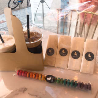 메이젠 인천논현점 [메이젠_논현]샌드위치 4개,소금커피,밀크티,마카롱 — 5점을 준 리뷰어가 2019년 3월 올린 사용 사진