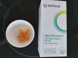 소버스 식물성 오메가3 DHA 600 — 5점을 준 리뷰어가 2020년 3월 올린 사용 사진