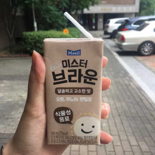 헤이미스터브라운 [매일유업] 헤이 미스터브라운 12개입 — 5점을 준 리뷰어가 2019년 8월 올린 사용 사진