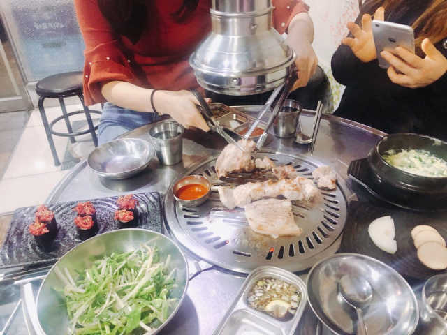 [길이네갈비포차] 돼지생갈비2인분+계란찜+버섯사리 리뷰 사진