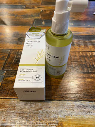 달리프 클로렐라 베러 루트 헤어토닉 100ml — 5점을 준 리뷰어가 2020년 3월 올린 사용 사진