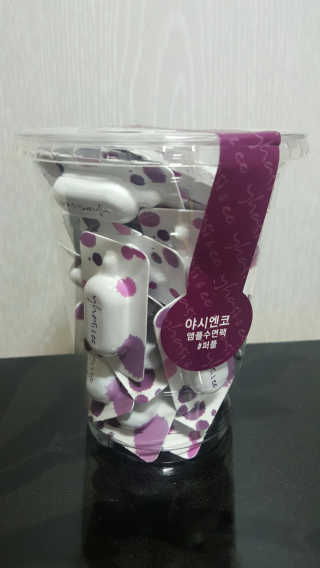야시엔코 앰플수면팩 퍼플 — 5점을 준 리뷰어가 2018년 7월 올린 사용 사진