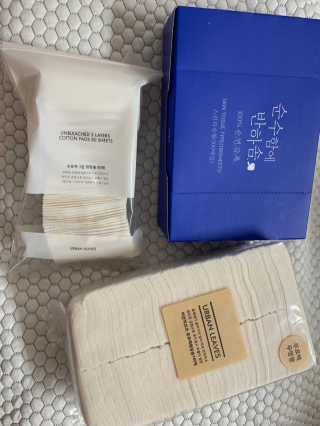 어반리브즈 프리미엄 화장솜 트라이얼 SET — 5점을 준 리뷰어가 2019년 8월 올린 사용 사진