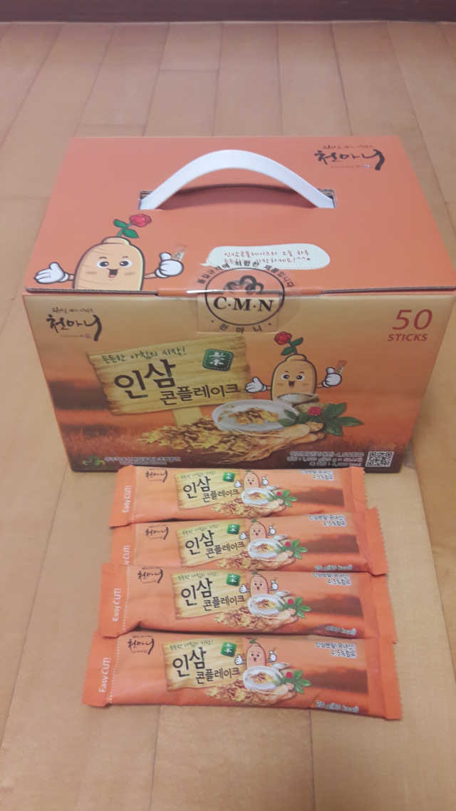 인삼콘플레이크 리뷰 사진