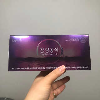 [감량공식] 다이어트 건강기능식품 — 5점을 준 리뷰어가 2019년 12월 올린 사용 사진