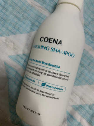코에나샴푸 500ml — 4.5점을 준 리뷰어가 2019년 8월 올린 사용 사진