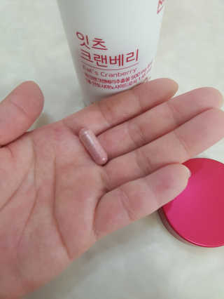 네츄럴굿띵스 잇츠 크랜베리 1병 30일분 — 5점을 준 리뷰어가 2019년 10월 올린 사용 사진