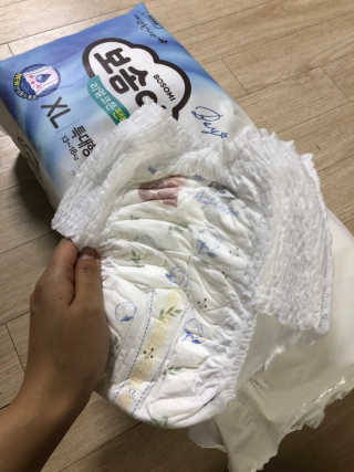 보솜이 리얼코튼 팬티형 — 5점을 준 리뷰어가 2019년 3월 올린 사용 사진