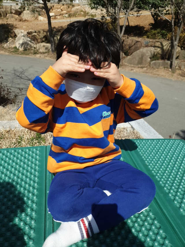 스트라이프 루즈핏 맨투맨 리뷰 사진