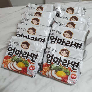 라면 그대로가 제일 맛있는 더엄마라면 — 4점을 준 리뷰어가 2019년 6월 올린 사용 사진