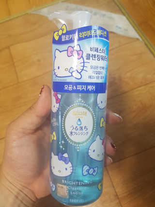 비페스타 클렌징워터 브라이트닝 — 5점을 준 리뷰어가 2017년 5월 올린 사용 사진