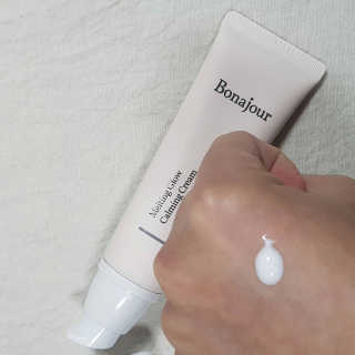 보나쥬르 멜팅 글로우 카밍 크림 50ml — 5점을 준 리뷰어가 2020년 1월 올린 사용 사진