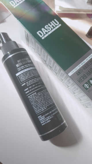 다슈코리아 다슈 데일리 안티 헤어로스 허브 헤어토닉 150ml — 4.5점을 준 리뷰어가 2019년 10월 올린 사용 사진