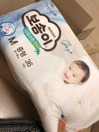 보솜이 리얼코튼 팬티형 — 3점을 준 리뷰어가 2019년 3월 올린 사용 사진