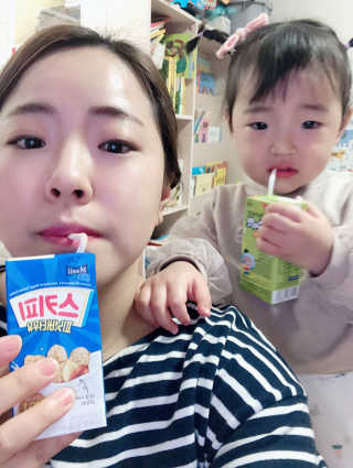 스키피피넛우유 스키피 피넛버터우유 — 5점을 준 리뷰어가 2019년 11월 올린 사용 사진