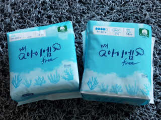 보타메디 마이아이엠 생리대 — 5점을 준 리뷰어가 2018년 11월 올린 사용 사진