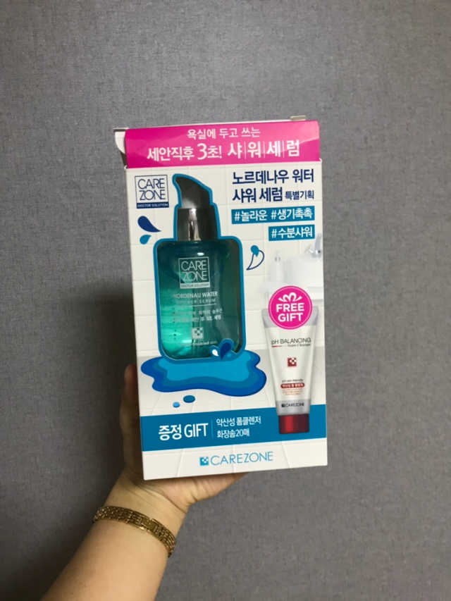 케어존 노르데나우 워터 샤워 세럼 80ml 리뷰 사진