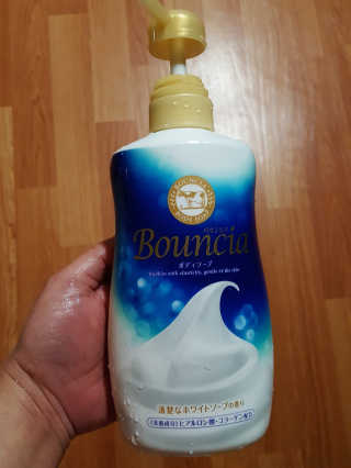 바운시아 바디소프 550ml — 5점을 준 리뷰어가 2017년 12월 올린 사용 사진