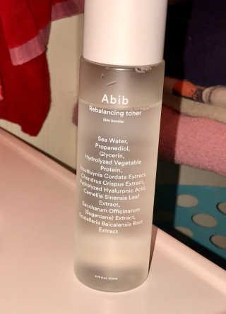 아비브 ABIB REBALANCING TONER SKIN BOOSTER — 5점을 준 리뷰어가 2018년 11월 올린 사용 사진