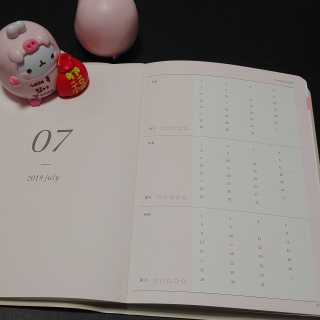 리훈 [날짜형7~12월]2019이야기다이어리 데일리 볼펜셋트 — 5점을 준 리뷰어가 2019년 5월 올린 사용 사진