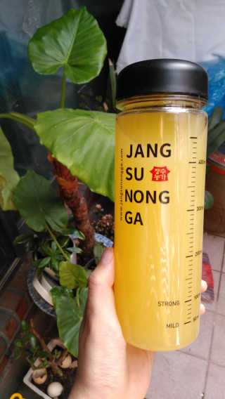 장수농가 리얼깔라만시 원샷 50ml 10팩+보틀 — 5점을 준 리뷰어가 2019년 5월 올린 사용 사진